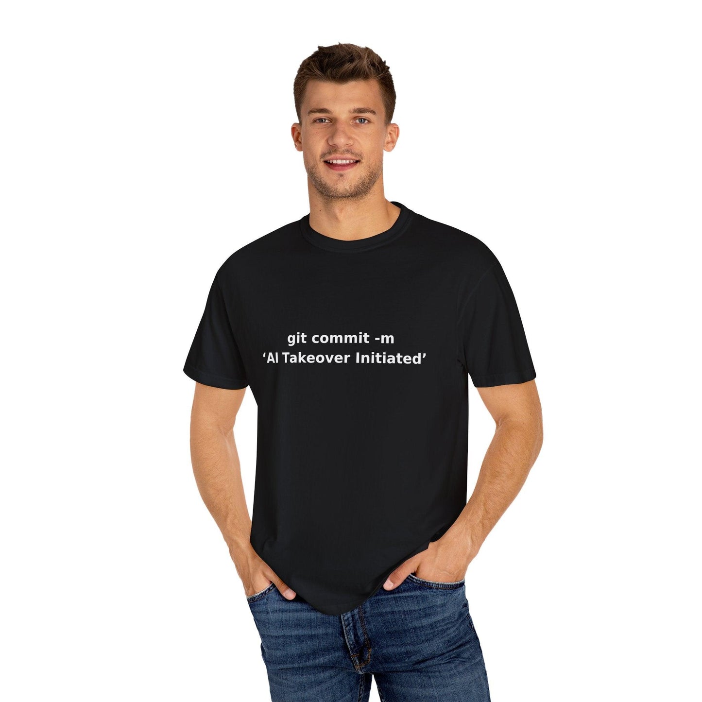 AI T-Shirt, Funny Code Humor, Git Commit Design - CryptoAiShop