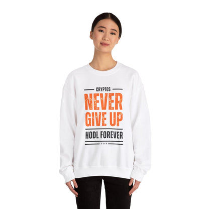 Crypto Unisex Sweatshirt, HODL Forever, Cotton - CryptoAiShop