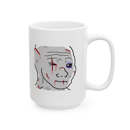 Mug Crypto Crash Ruined Me, 11oz, Blanc