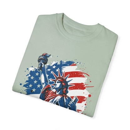 MemeCoin Patriotic Garment-Dyed T-Shirt - CryptoAiShop