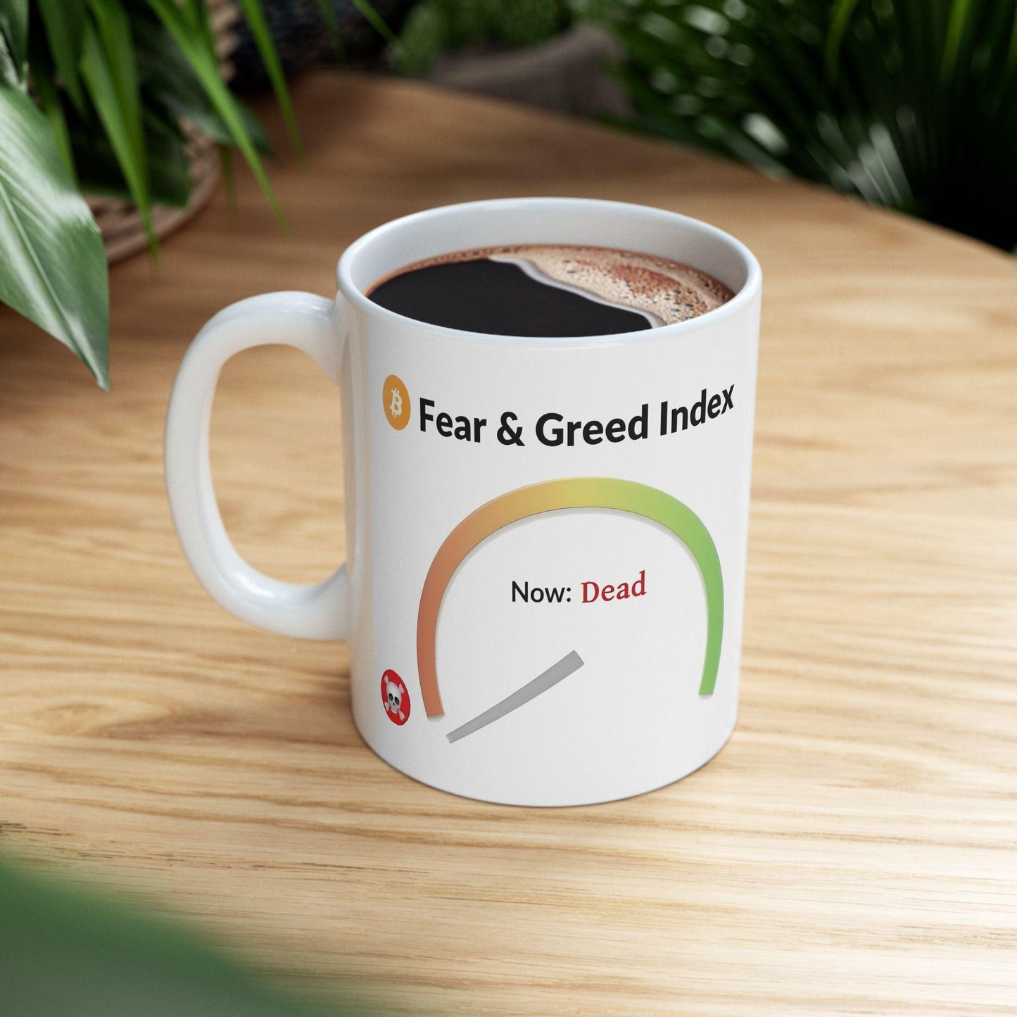 Crypto Mug, Fear and Greed Index Crypto Apocalypse Market Panic - CryptoAiShop