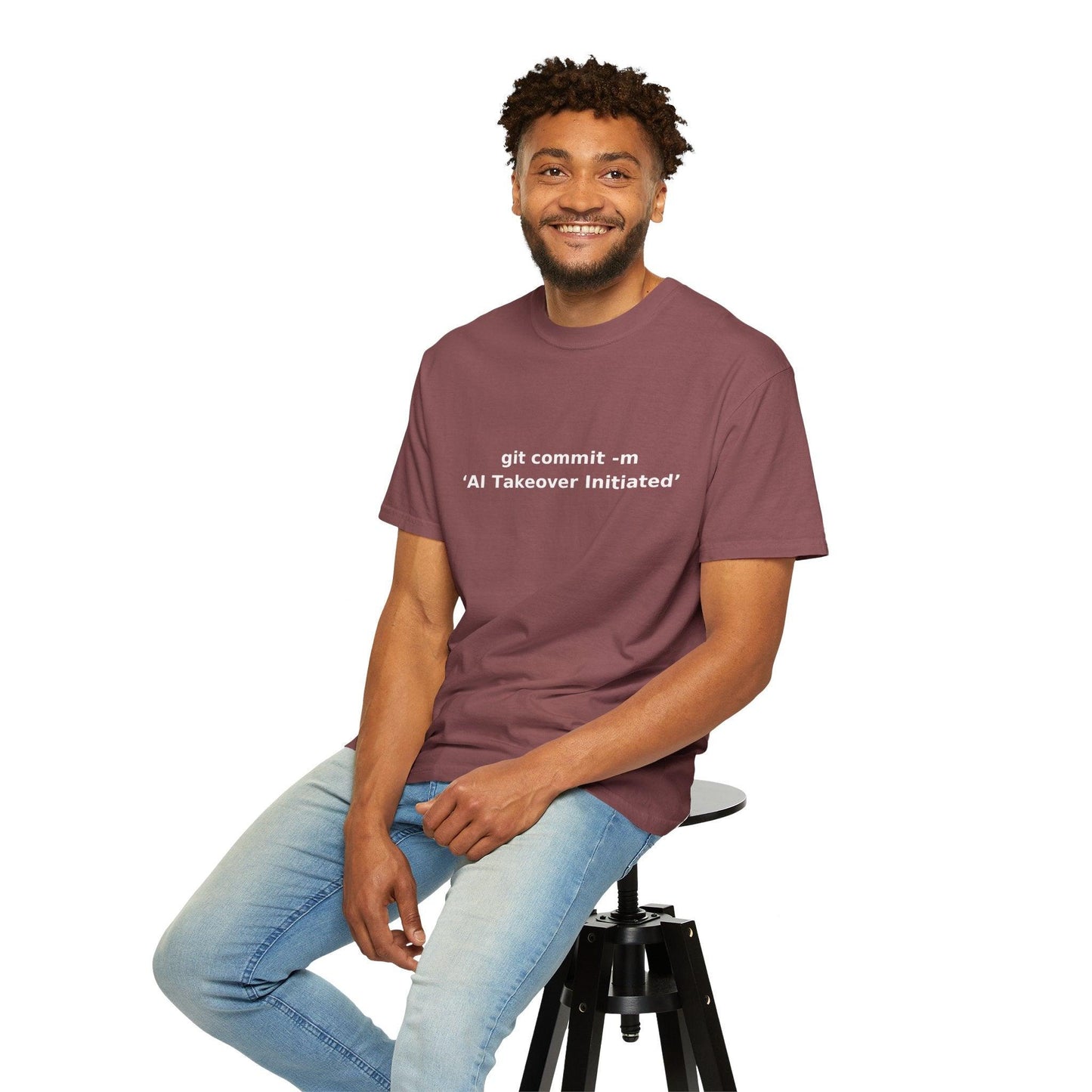 AI T-Shirt, Funny Code Humor, Git Commit Design - CryptoAiShop