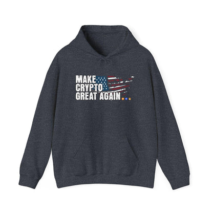 Crypto Unisex Hoodie, Make Crypto Great Again, Cotton - CryptoAiShop