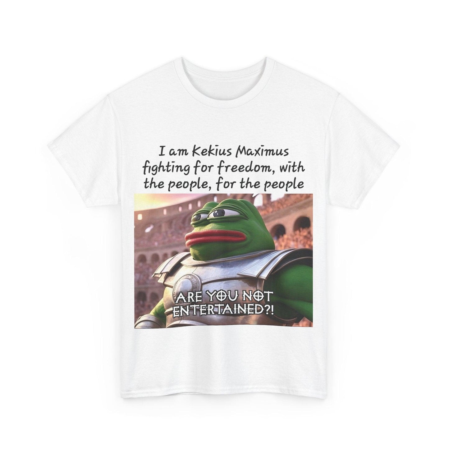 Crypto Unisex T-Shirt, Kekius Maximus Meme, Cotton - CryptoAiShop