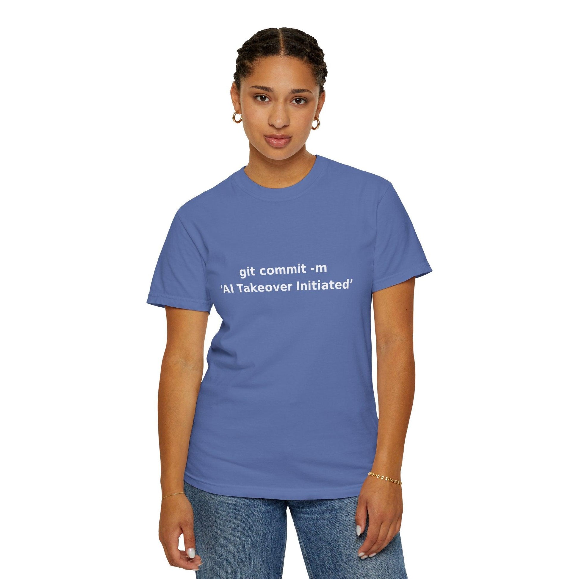 AI T-Shirt, Funny Code Humor, Git Commit Design - CryptoAiShop