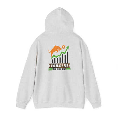 Crypto Unisex Hoodie, Bitcoin Bull Run, Cotton - CryptoAiShop