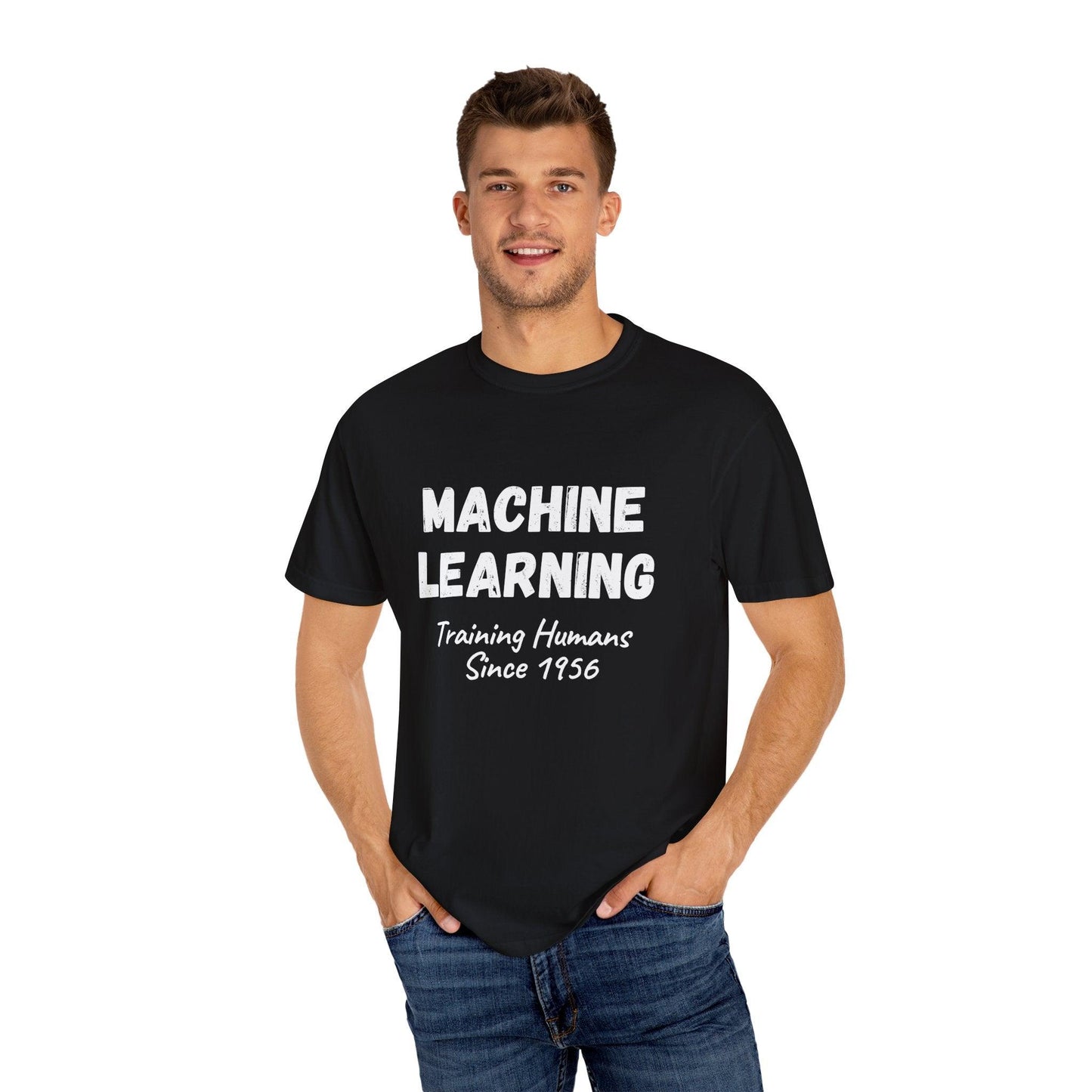 AI Unisex T-Shirt, Machine Learning Humor, Cotton - CryptoAiShop