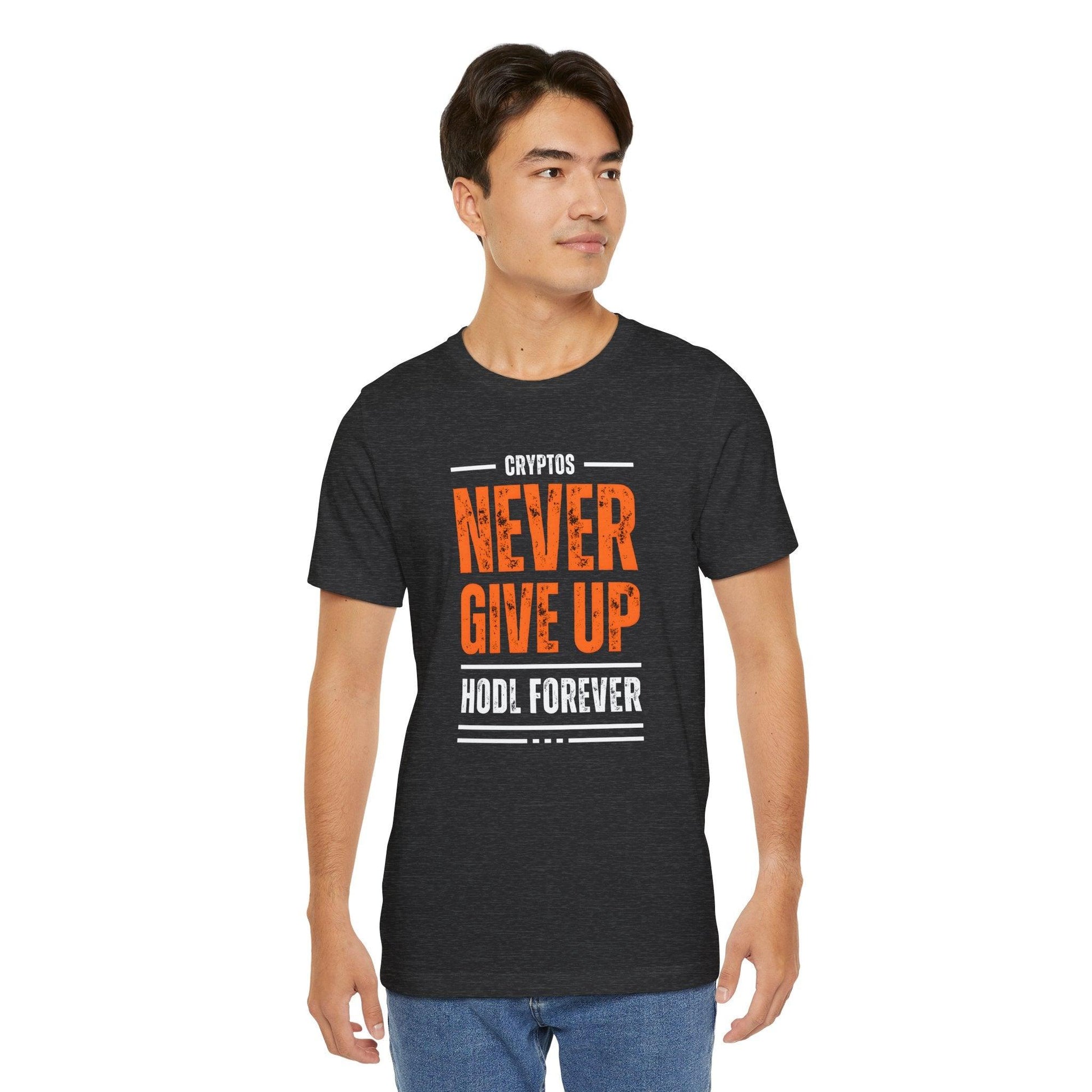 Crypto T-Shirt, HODL Forever, Cotton - CryptoAiShop