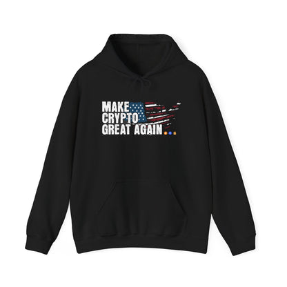 Crypto Unisex Hoodie, Make Crypto Great Again, Cotton - CryptoAiShop