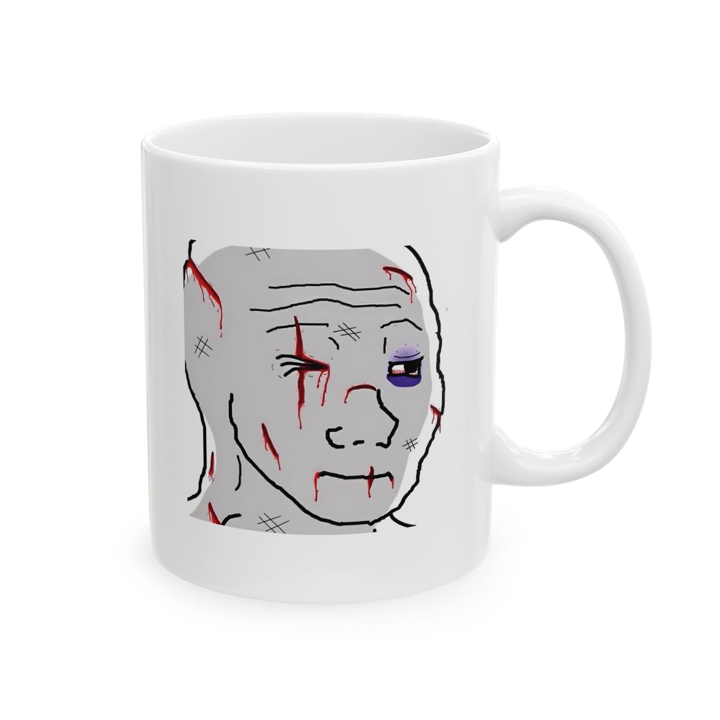 Taza Crypto: Crash Ruined Me, 11oz, Cerámica