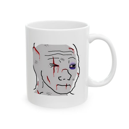 Mug Crypto Crash Ruined Me, 11oz, Blanc