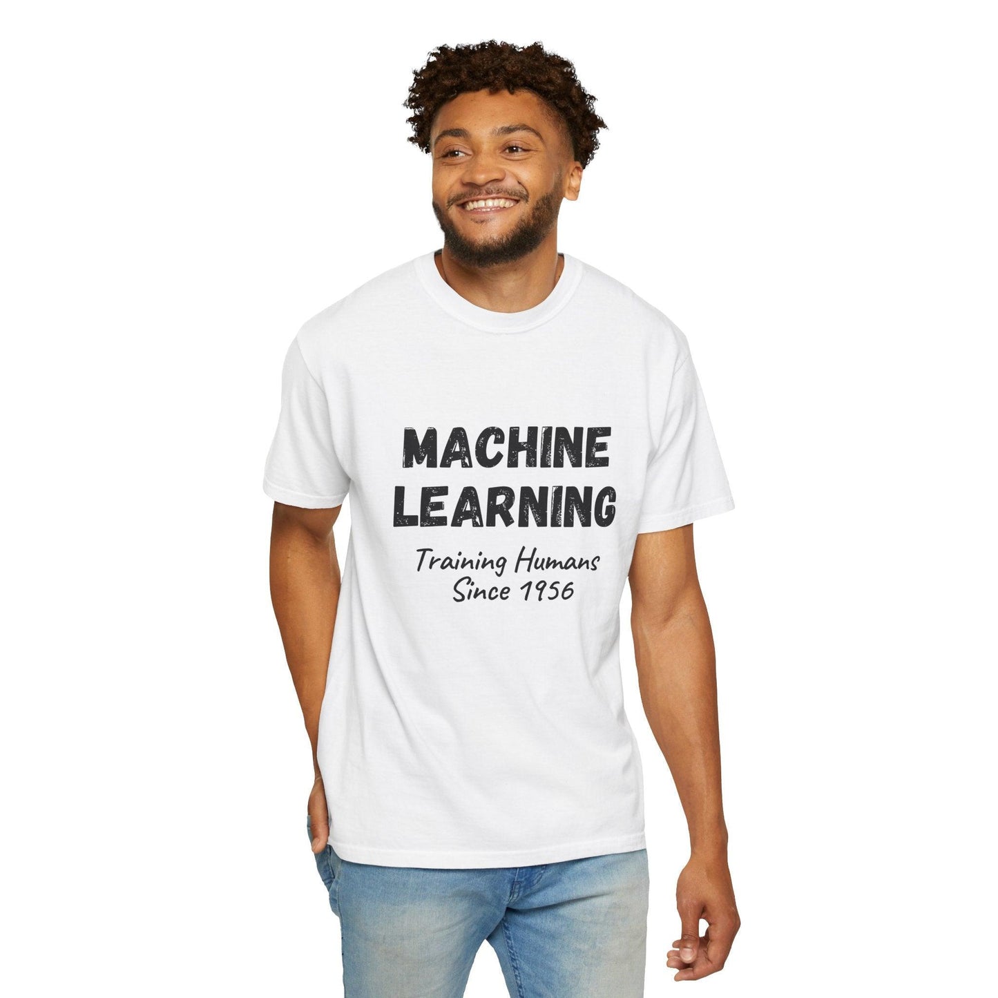 AI Unisex T-Shirt, Machine Learning Humor, Cotton - CryptoAiShop