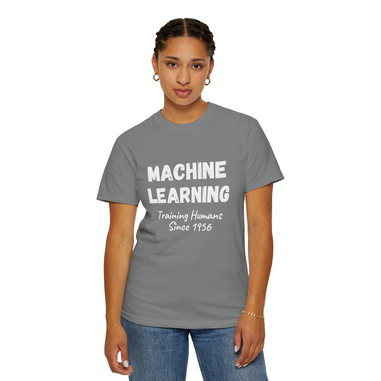 AI Unisex T-Shirt, Machine Learning Humor, Cotton - CryptoAiShop