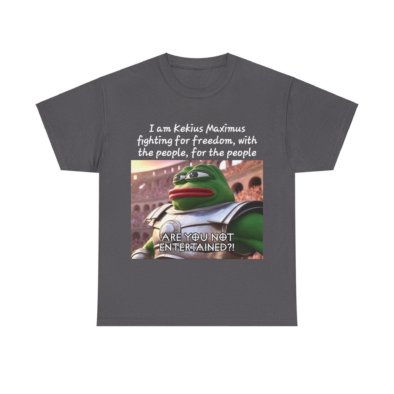 Crypto Unisex T-Shirt, Kekius Maximus Meme, Cotton - CryptoAiShop