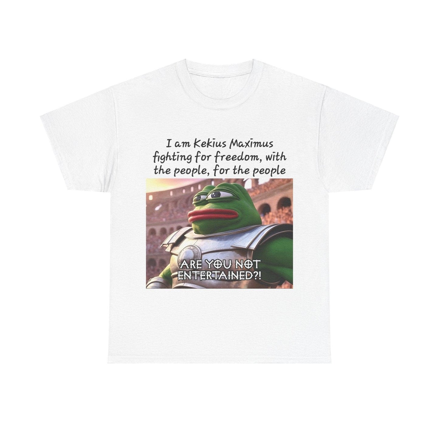 Crypto Unisex T-Shirt, Kekius Maximus Meme, Cotton - CryptoAiShop