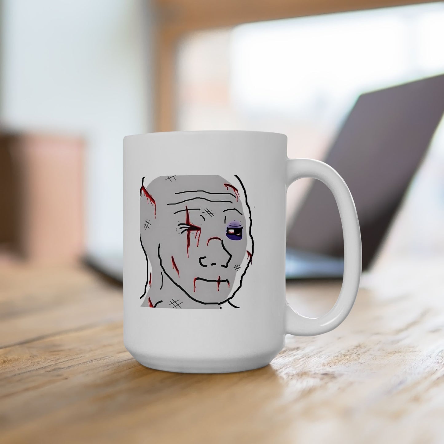 Taza Crypto: Crash Ruined Me, 11oz, Cerámica