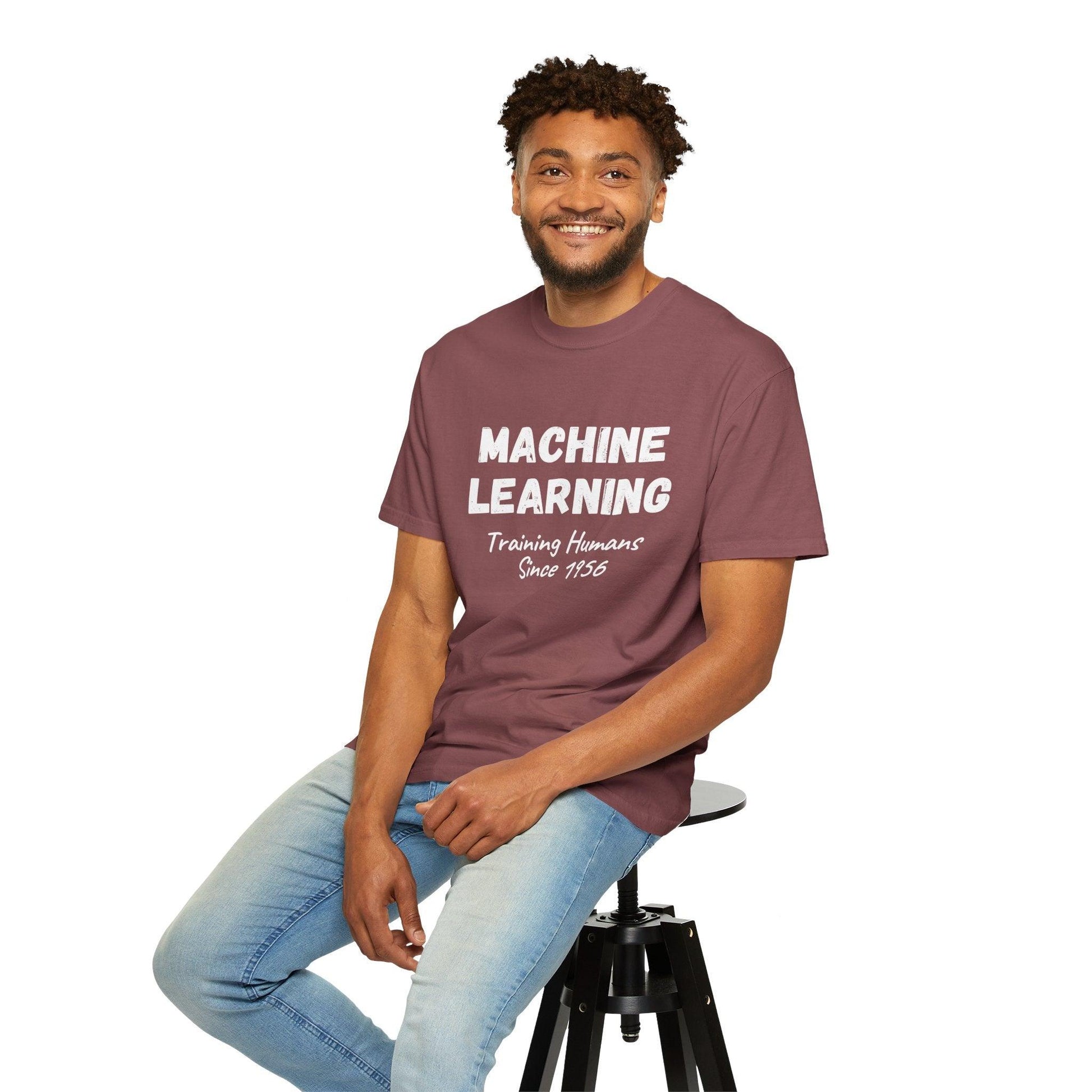 AI Unisex T-Shirt, Machine Learning Humor, Cotton - CryptoAiShop