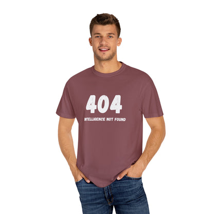 AI T-Shirt, Humor 404, Algodón Unisex