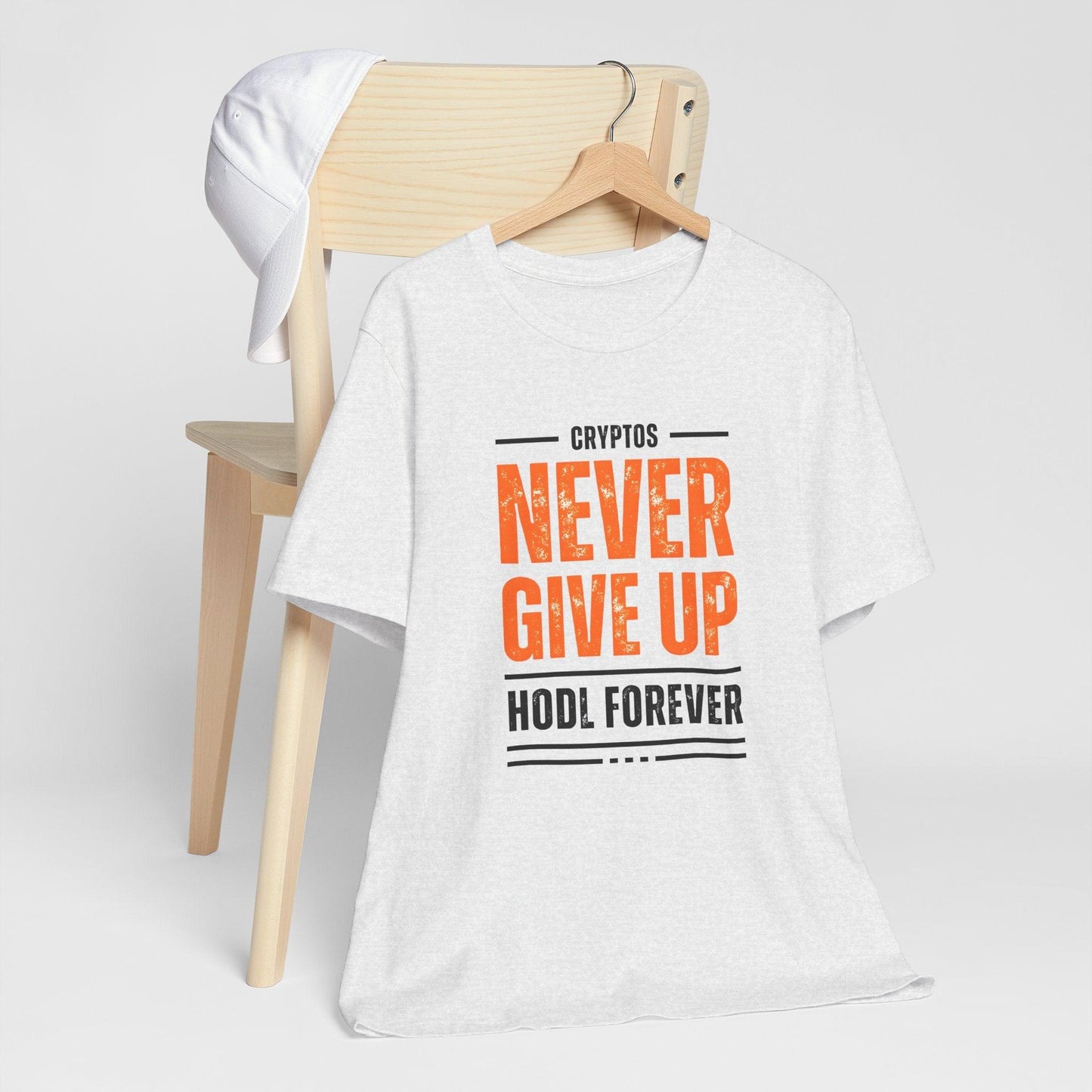 Crypto T-Shirt, HODL Forever, Cotton - CryptoAiShop