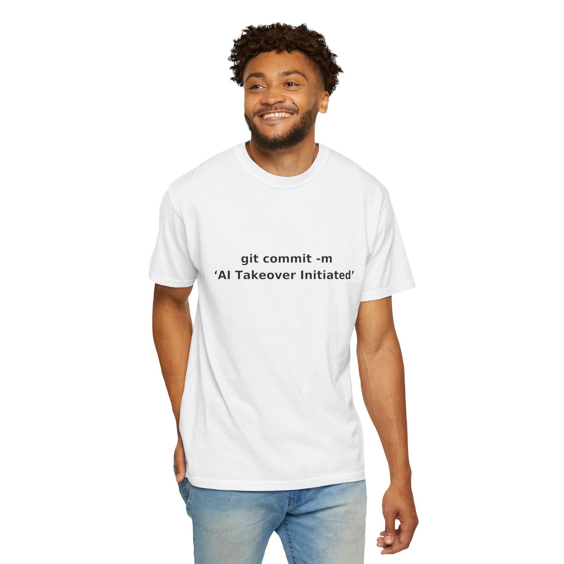 AI T-Shirt, Funny Code Humor, Git Commit Design - CryptoAiShop