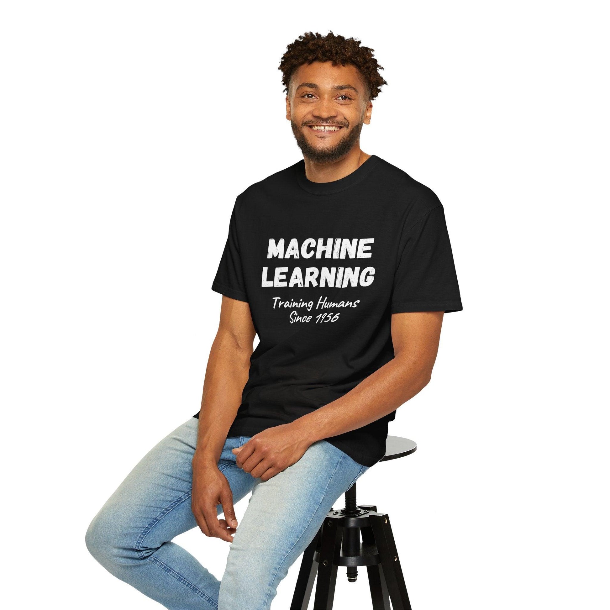 AI Unisex T-Shirt, Machine Learning Humor, Cotton - CryptoAiShop