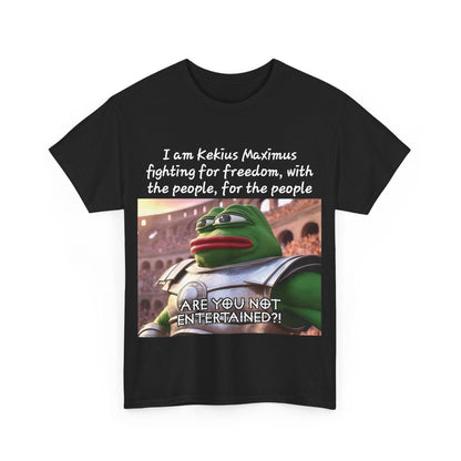 Crypto Unisex T-Shirt, Kekius Maximus Meme, Cotton - CryptoAiShop