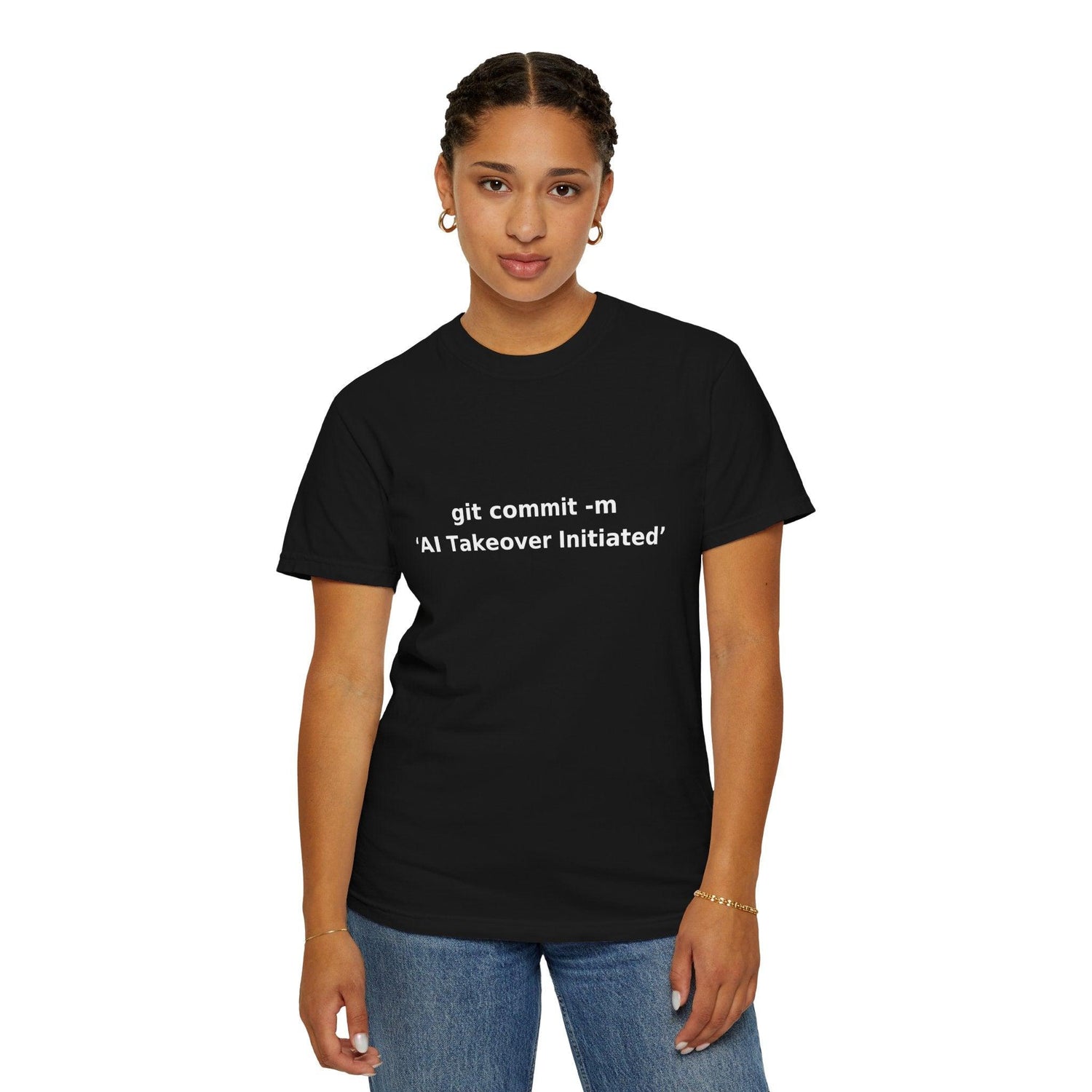 AI T-Shirt, Funny Code Humor, Git Commit Design - CryptoAiShop