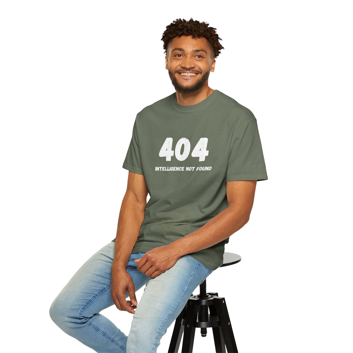 AI T-Shirt, Humor 404, Algodón Unisex