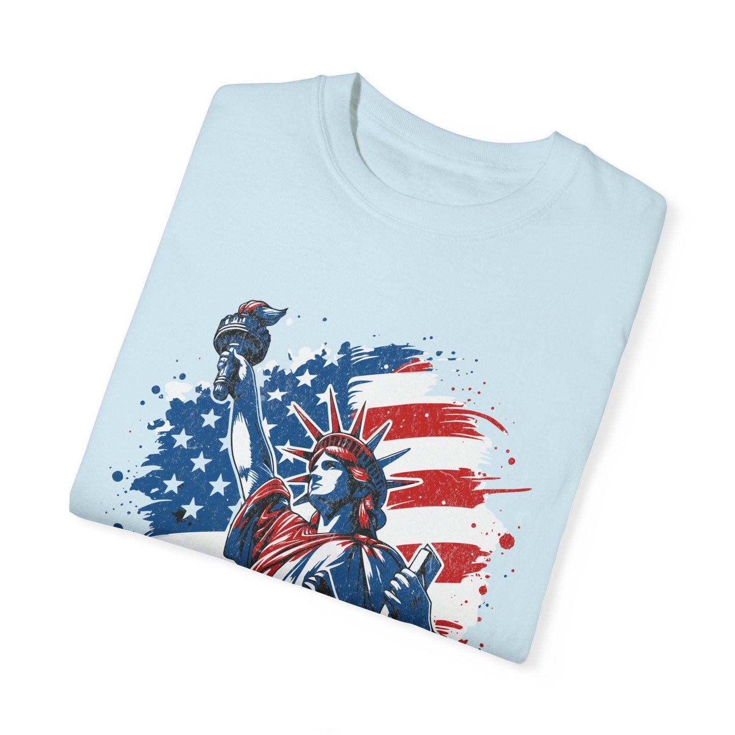 MemeCoin Patriotic Garment-Dyed T-Shirt - CryptoAiShop