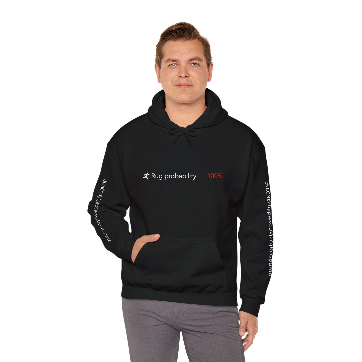 Crypto Unisex Hoodie, Rug Probability, Cotton - CryptoAiShop