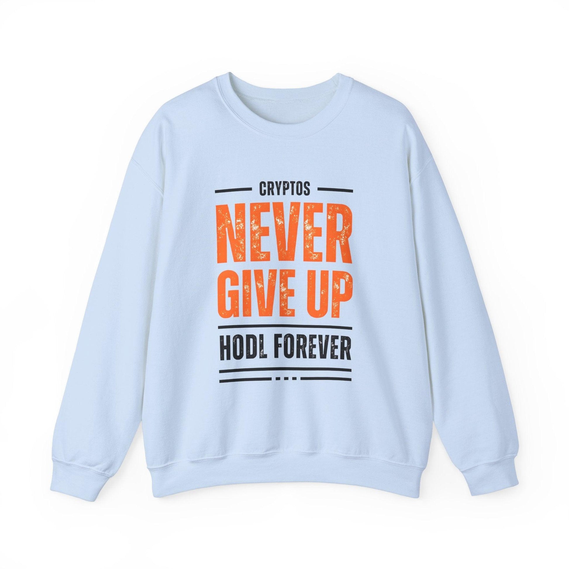 Crypto Unisex Sweatshirt, HODL Forever, Cotton - CryptoAiShop