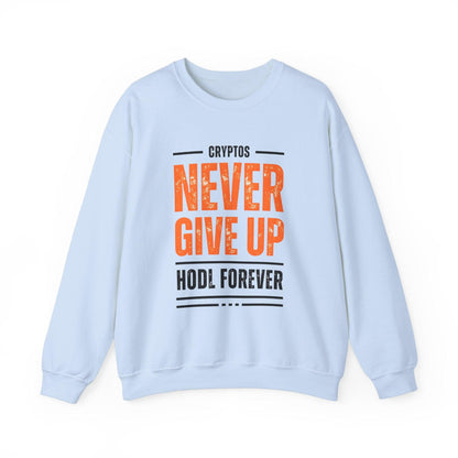 Crypto Unisex Sweatshirt, HODL Forever, Cotton - CryptoAiShop