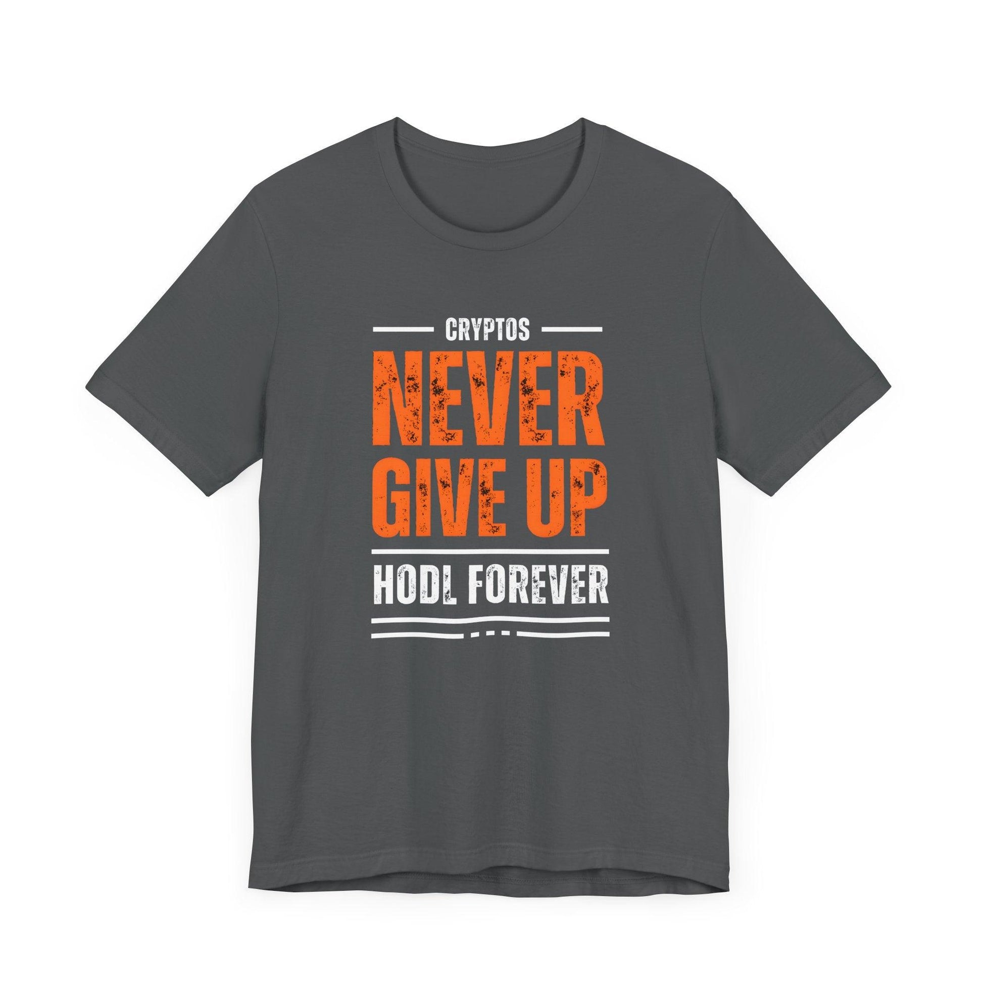 Crypto T-Shirt, HODL Forever, Cotton - CryptoAiShop