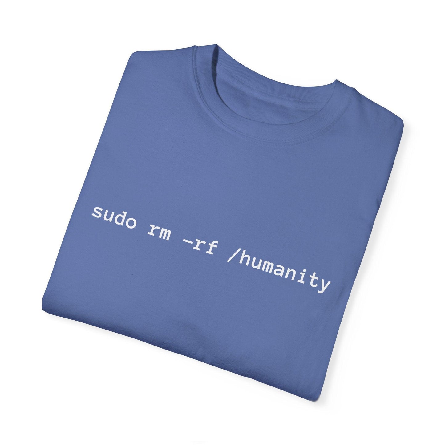 AI Unisex T-Shirt, Dev Humor, Linux Command, Cotton - CryptoAiShop