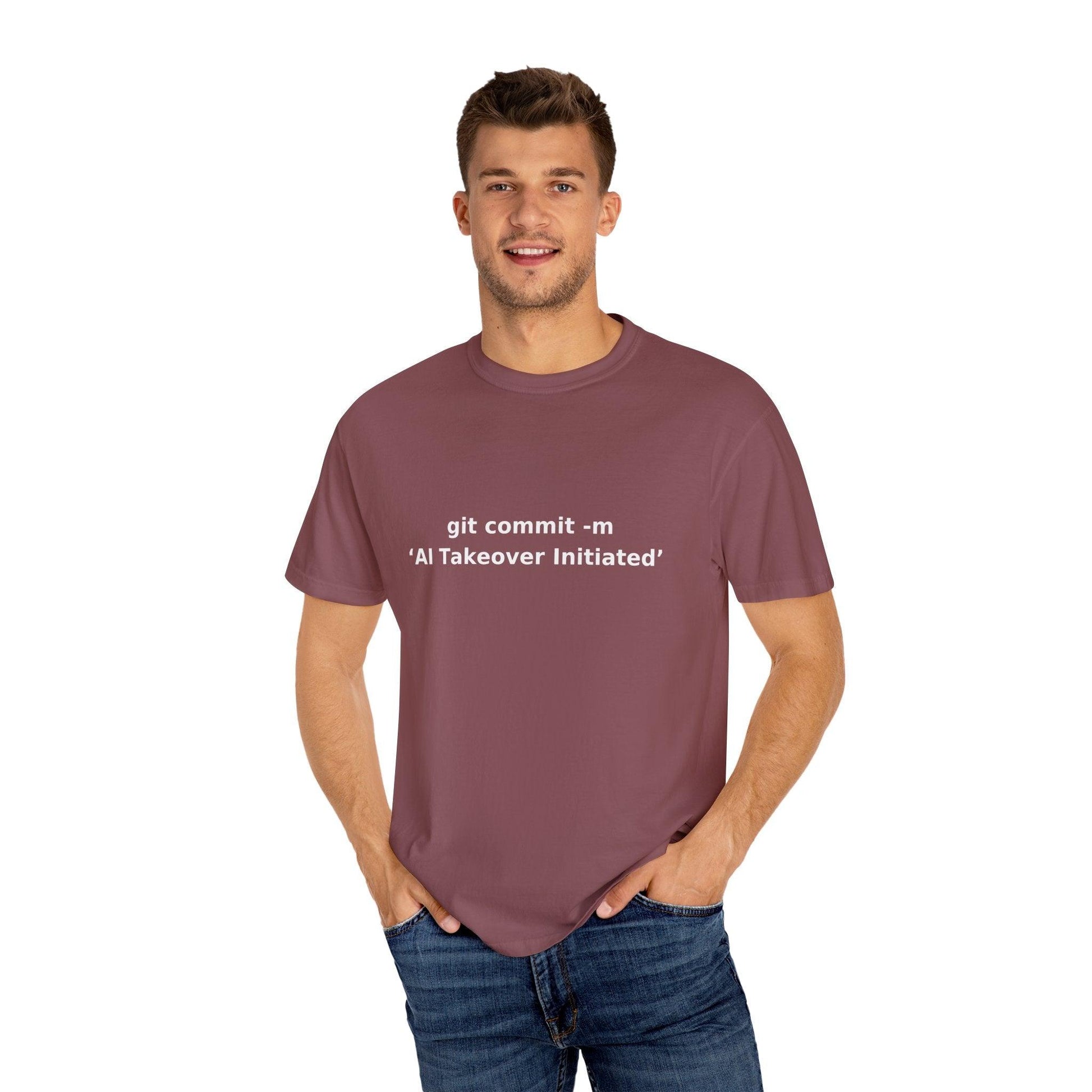 AI T-Shirt, Funny Code Humor, Git Commit Design - CryptoAiShop