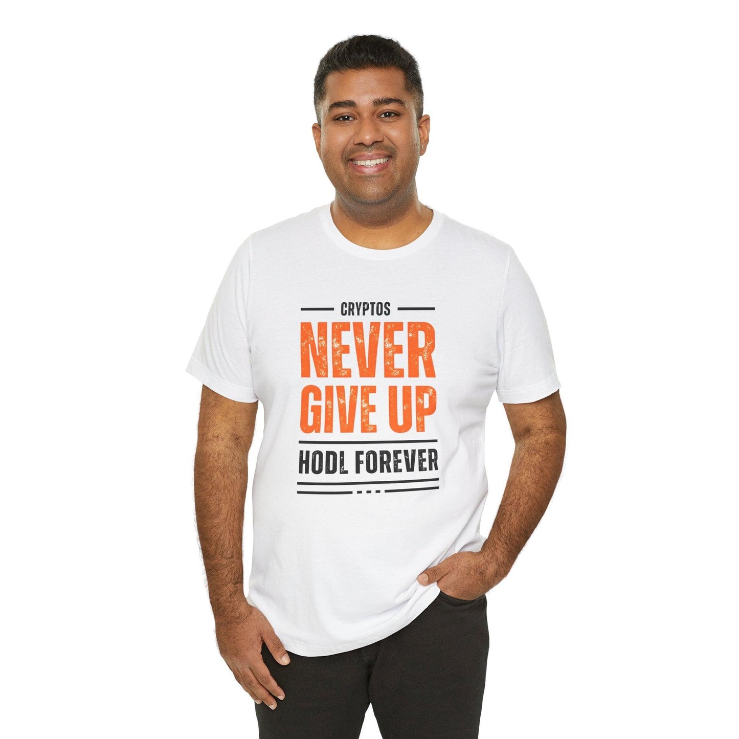 Crypto T-Shirt, HODL Forever, Cotton - CryptoAiShop