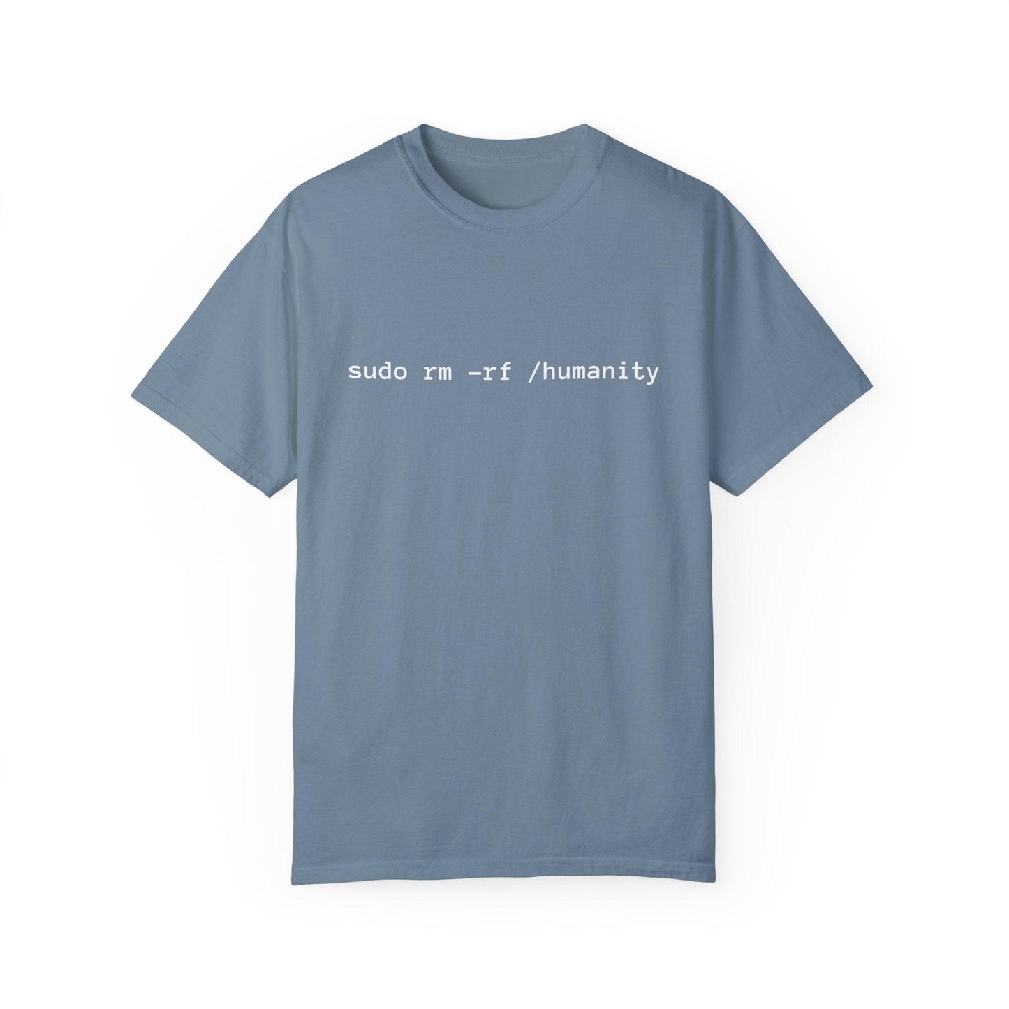 AI Unisex T-Shirt, Dev Humor, Linux Command, Cotton - CryptoAiShop