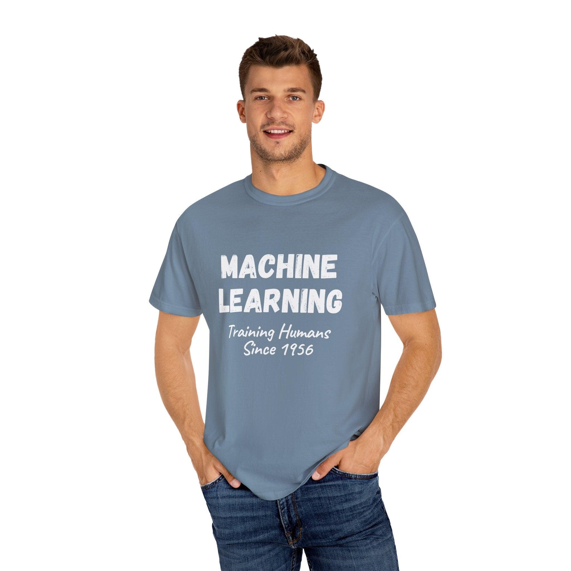 AI Unisex T-Shirt, Machine Learning Humor, Cotton - CryptoAiShop