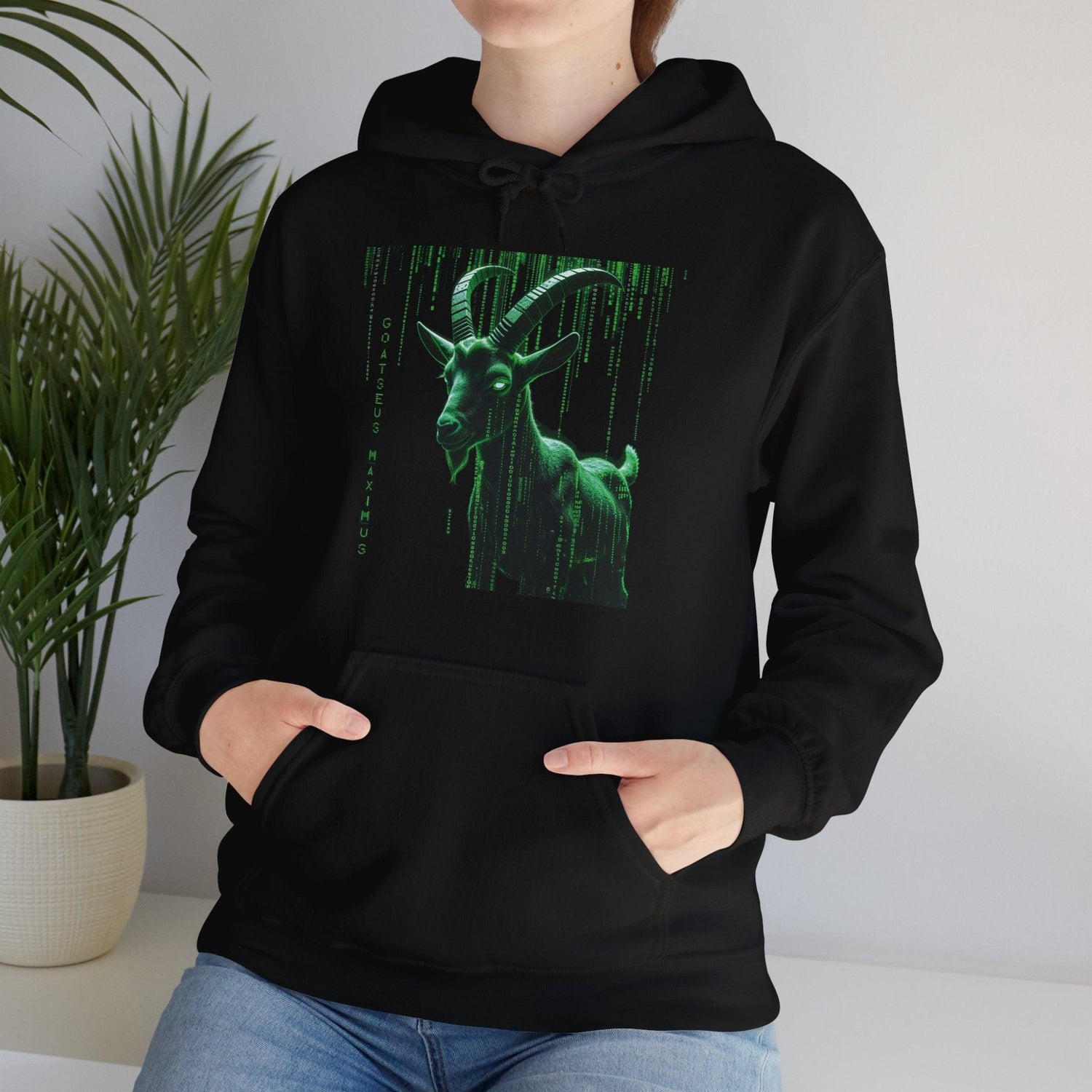 Crypto Unisex Hoodie, Goatseus Maximus, Cotton - CryptoAiShop