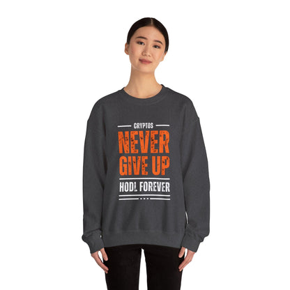 Crypto Unisex Sweatshirt, HODL Forever, Cotton - CryptoAiShop