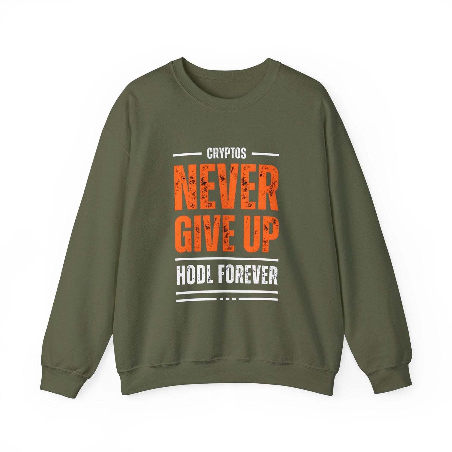 Crypto Unisex Sweatshirt, HODL Forever, Cotton - CryptoAiShop