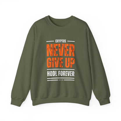 Crypto Unisex Sweatshirt, HODL Forever, Cotton - CryptoAiShop