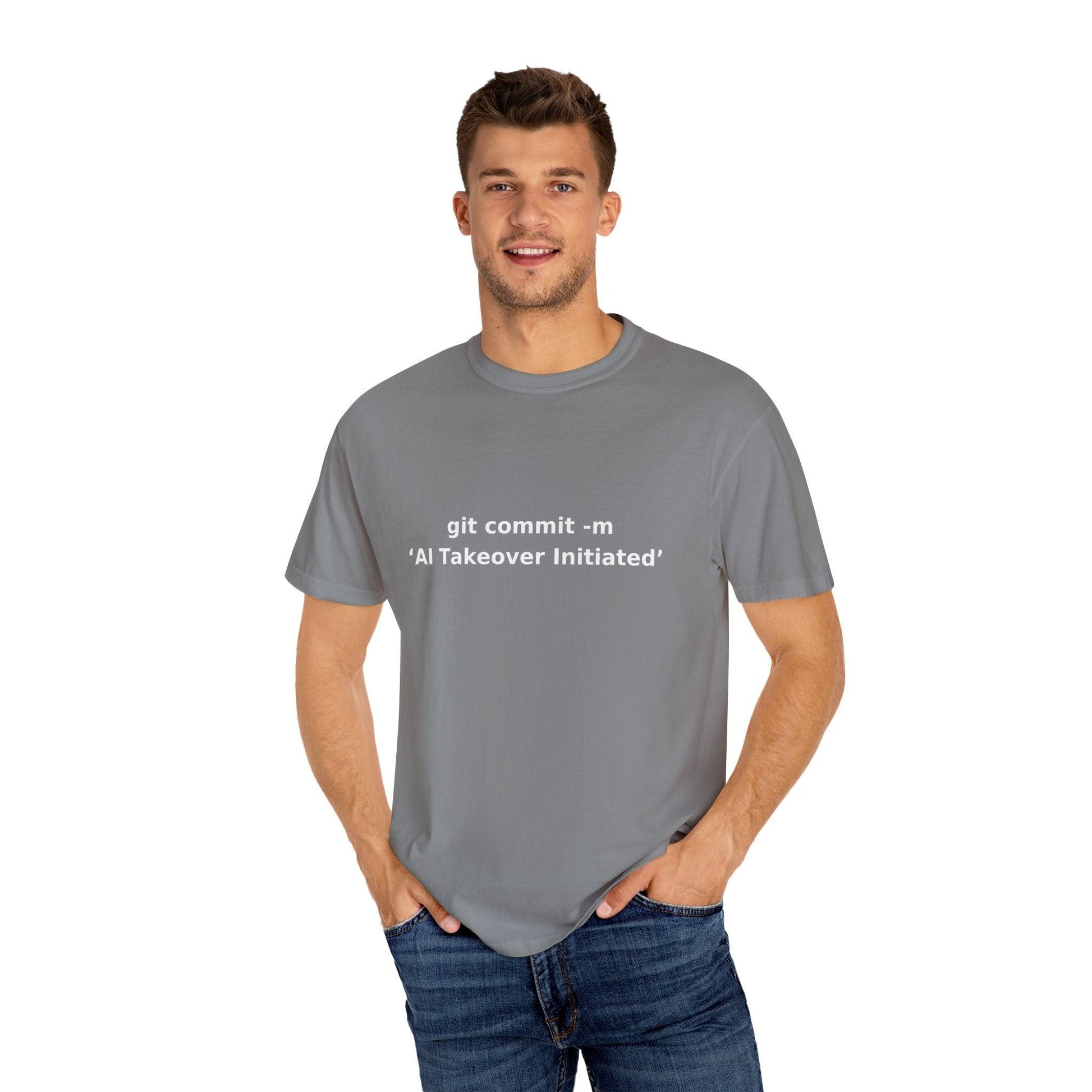 AI T-Shirt, Funny Code Humor, Git Commit Design - CryptoAiShop