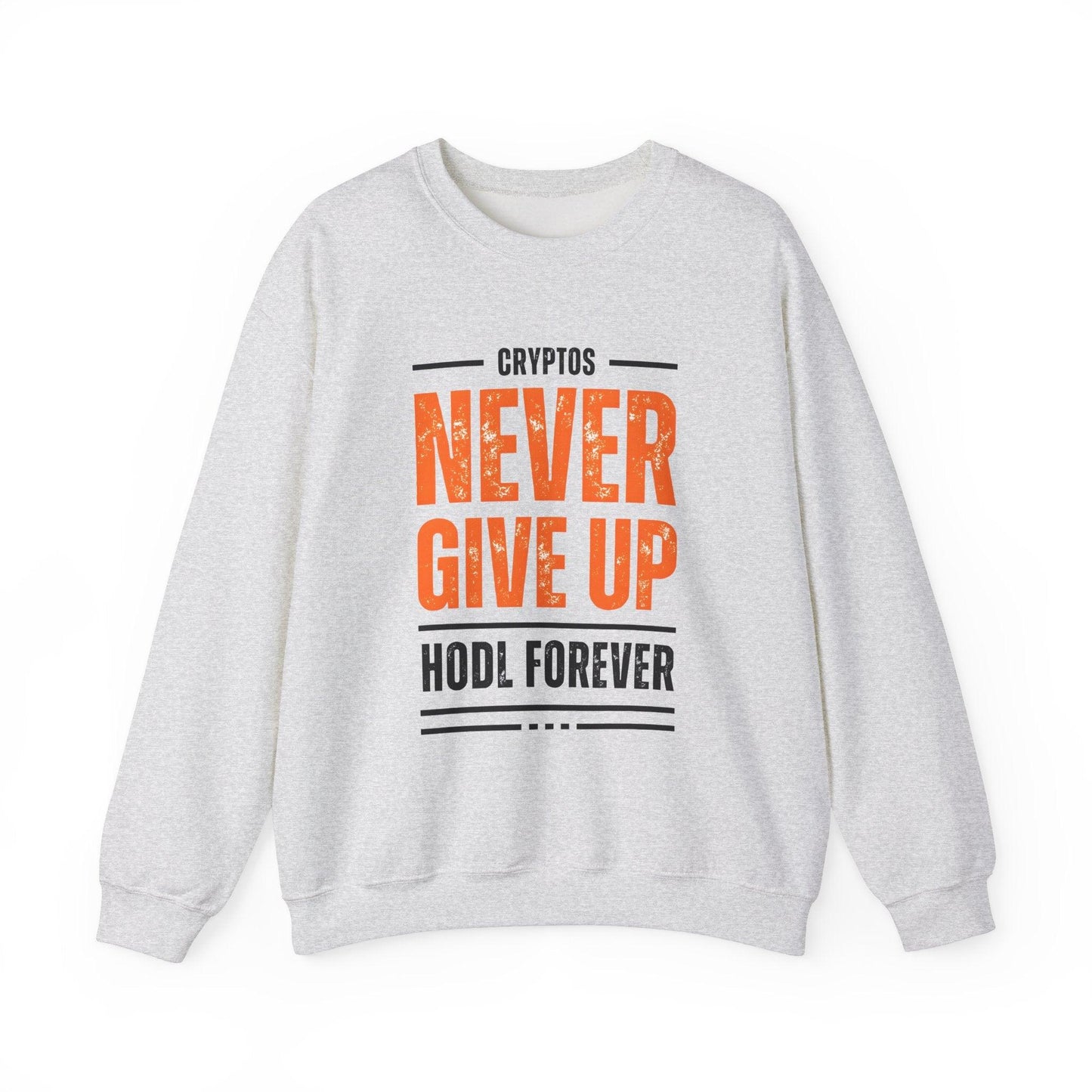 Crypto Unisex Sweatshirt, HODL Forever, Cotton - CryptoAiShop