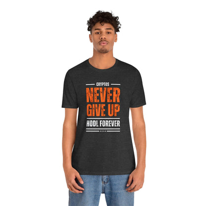 Crypto T-Shirt, HODL Forever, Cotton - CryptoAiShop