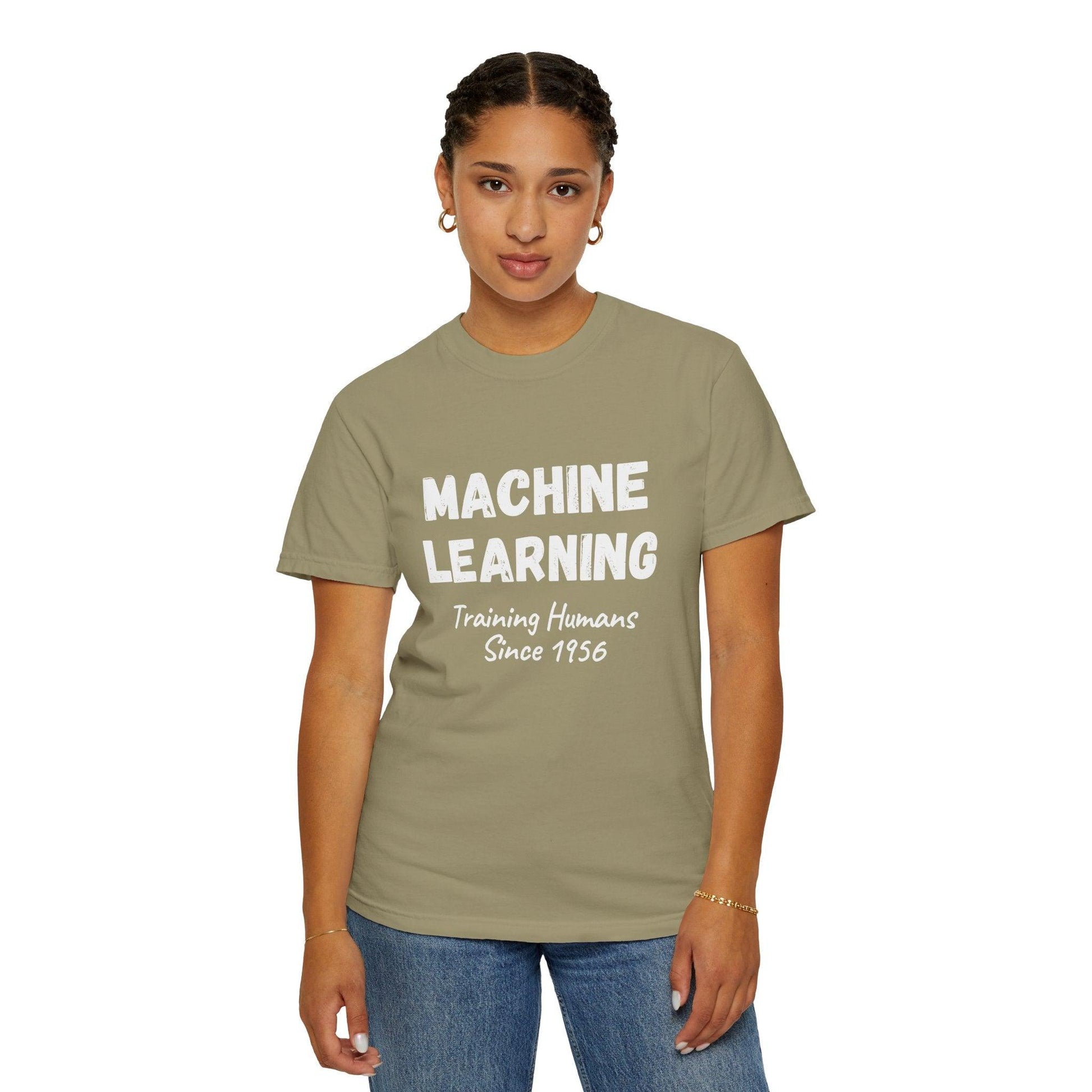 AI Unisex T-Shirt, Machine Learning Humor, Cotton - CryptoAiShop